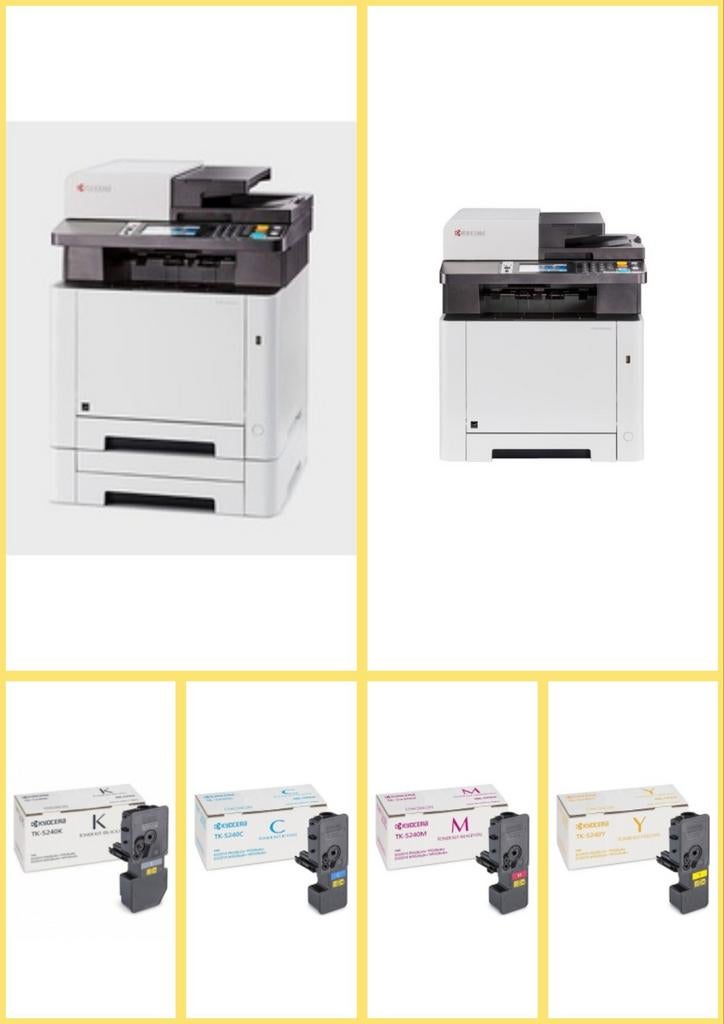 Kyocera ecosys m5526cdw 2x + toner set + extra lade, Computers en Software, Printers, Ophalen, Gebruikt, KYOCERA, All-in-one