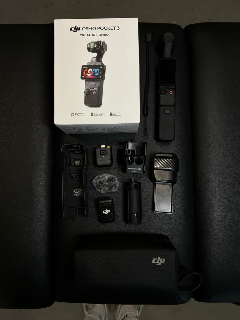 DJI Osmo Pocket 3 Creator Combo - ZGAN met extra's, Overige merken, Overige soorten, Zo goed als nieuw, Externe microfoon