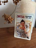 Vintage Zwitsal Emaille Reclamebord - Kinderpoeder Zeep Zalf, Antiek en Kunst, Ophalen of Verzenden