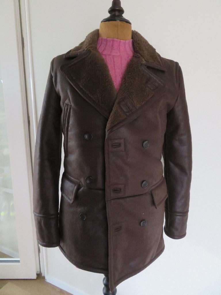 Heren jas suede bruin Zara man classic sport maat S nieuw, Bruin, Nieuw, Ophalen of Verzenden, Sara man