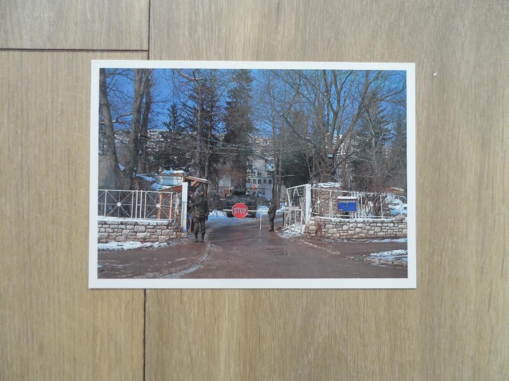 Ansichtkaart Sarajevo Residentie HQ IFOR 525, Ophalen of Verzenden, Landmacht, Nederland