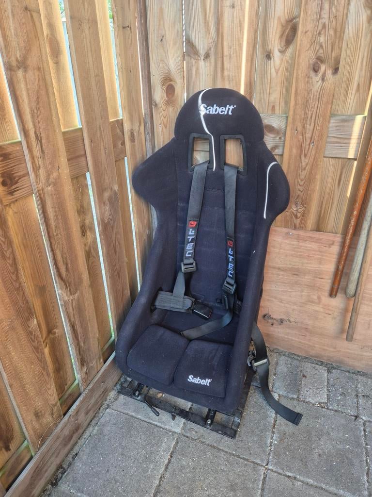 Sabelt kuipstoel met Ltec gordels - FIA gekeurd (2023), Ophalen of Verzenden, Gebruikt