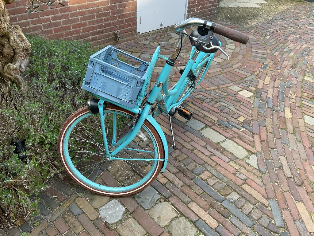 Meisjesfiets 24inch, Ophalen, Handrem, Popal, Gebruikt