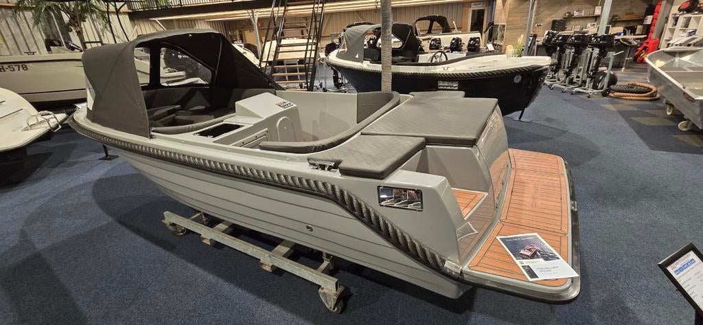 Nieuwe coastliner 545 tender nardo grijs, Ophalen, 10 tot 30 pk, Nieuw, 3 tot 6 meter