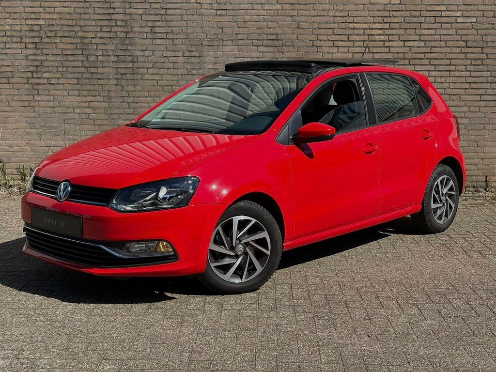 Volkswagen Polo 1.2TSI AUTOMAAT PDC PANO CRUISE CARPLAY NAVI, Zwart, 4 cilinders, 1198 cc, Bedrijf