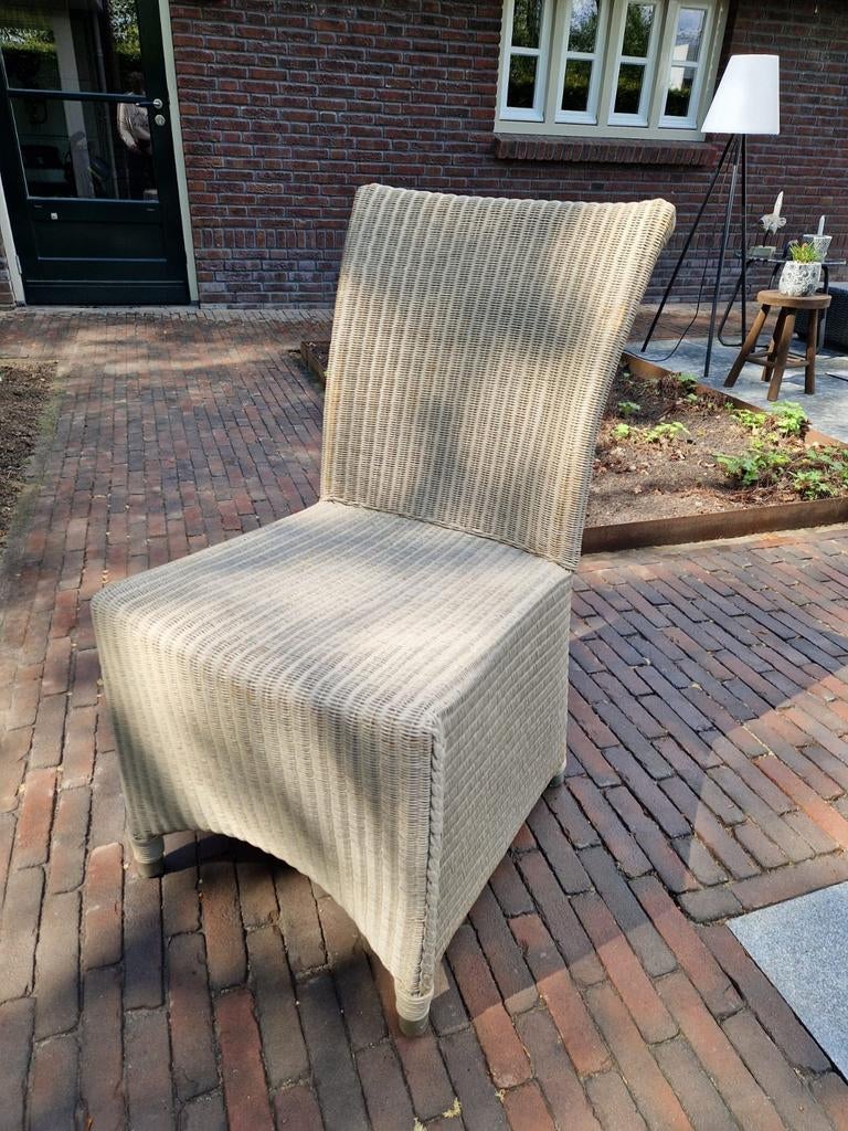 Lloyd Loom stoelen 3 stuks, Ophalen of Verzenden, Gebruikt, Vijf, Zes of meer stoelen