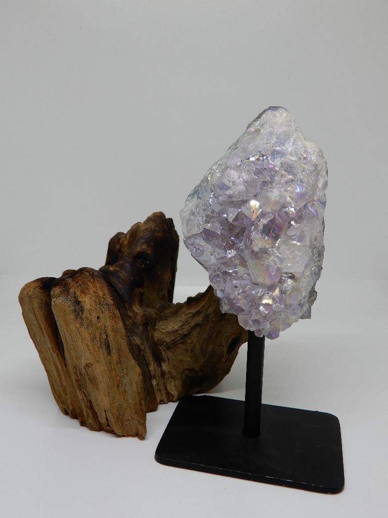 397. Amethist met Angel Aura, Ophalen of Verzenden, Mineraal