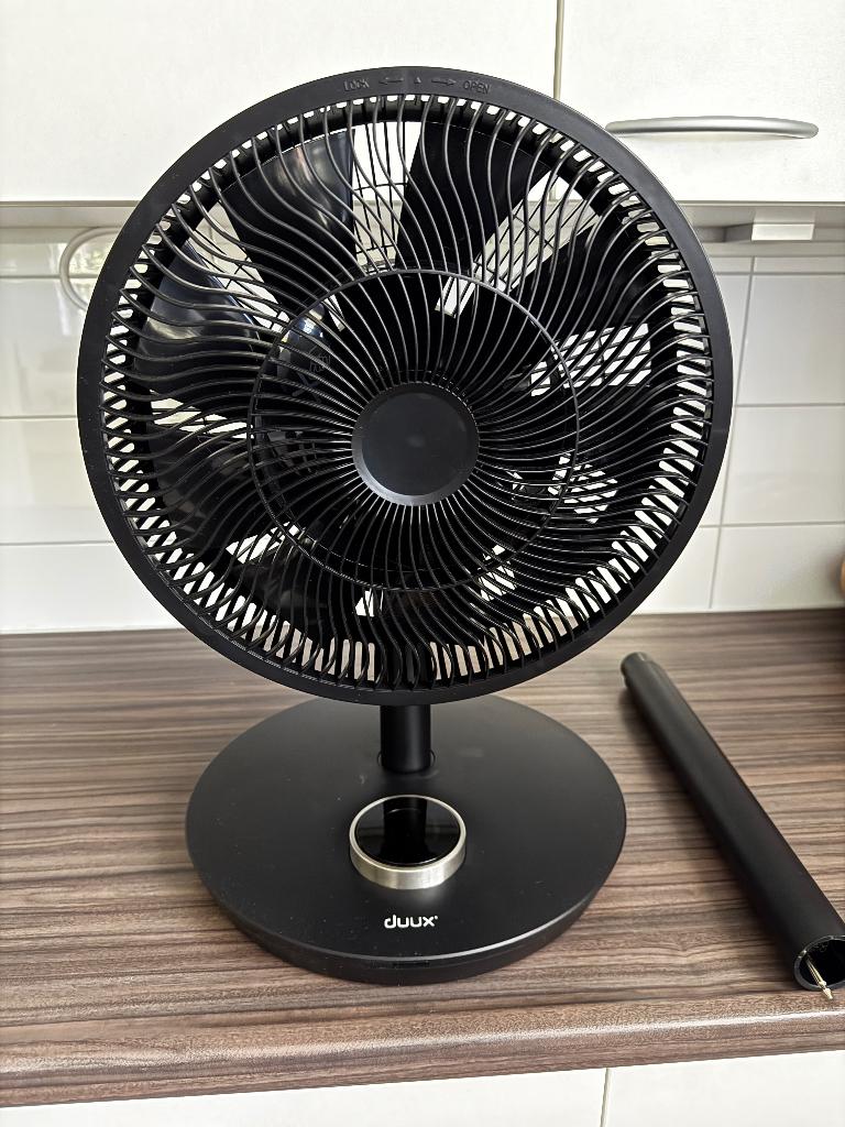 Duux DXCG12 Statief Ventilator, Witgoed en Apparatuur, Ventilatoren, Ophalen, Ventilator met afstandsbediening, Zo goed als nieuw