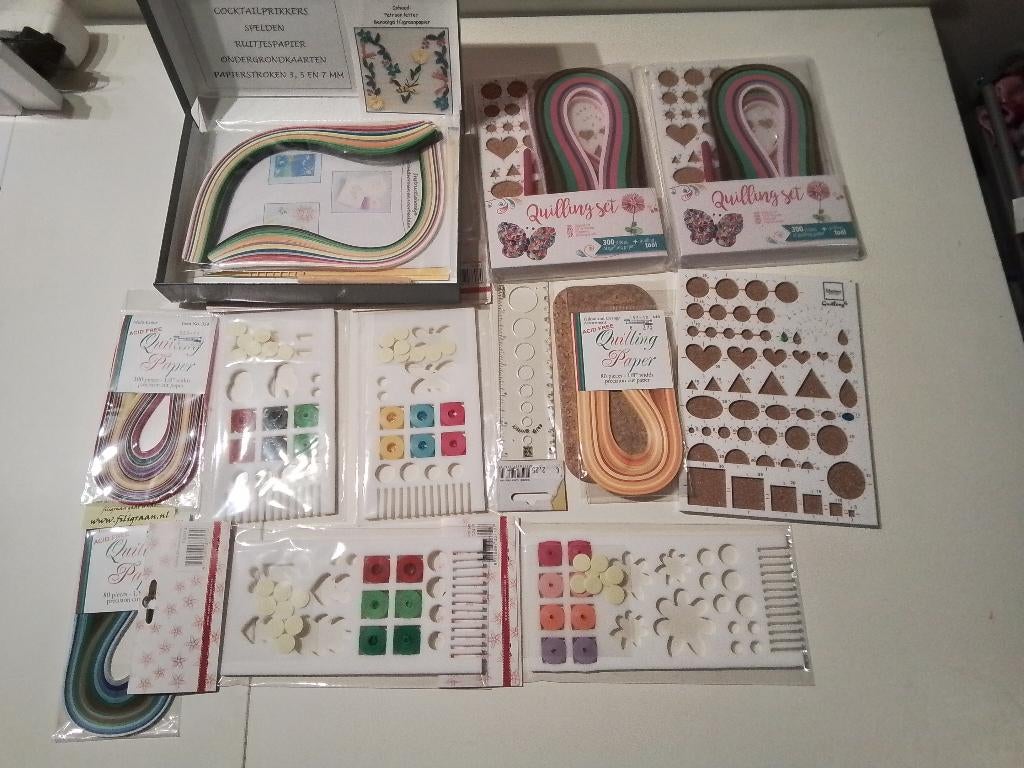 Filigrain spullen, Hobby en Vrije tijd, Kaarten | Zelf maken, Ophalen of Verzenden, Zo goed als nieuw, Overige thema's, Overige typen