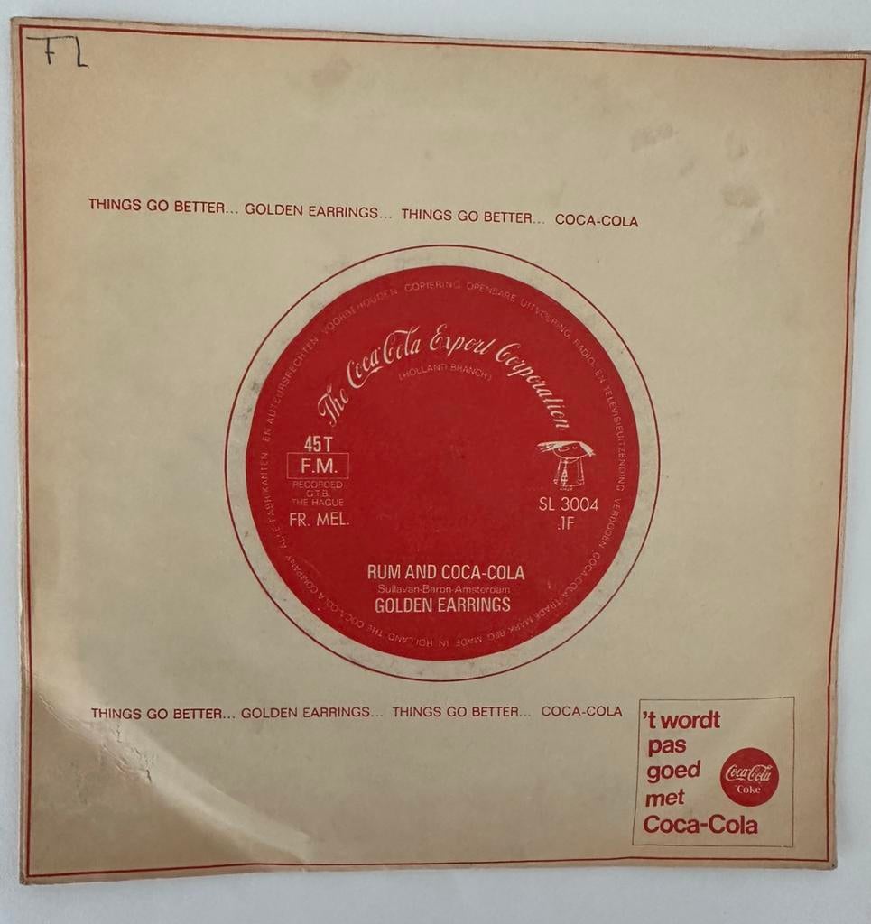 Golden Earrings Rum and coca cola, Ophalen of Verzenden, Zo goed als nieuw, Pop