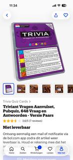 Trivia Vragen Aanvulset Paarse Editie - 648 Vragen & Antwoor, Drie of vier spelers, Ophalen of Verzenden, Nieuw