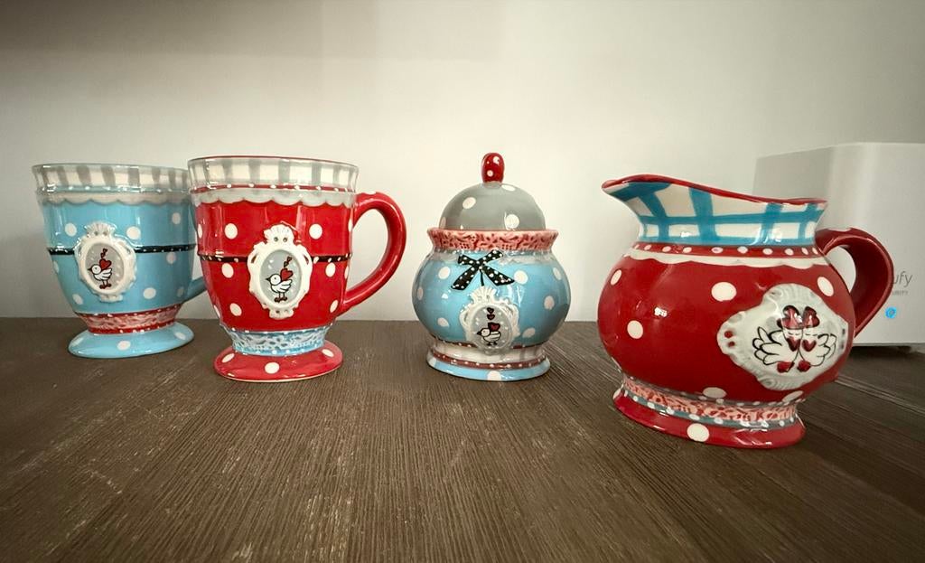 Koffieservies set Studio Koekepeer, Overige materialen, Overige typen, Nieuw, Ophalen of Verzenden