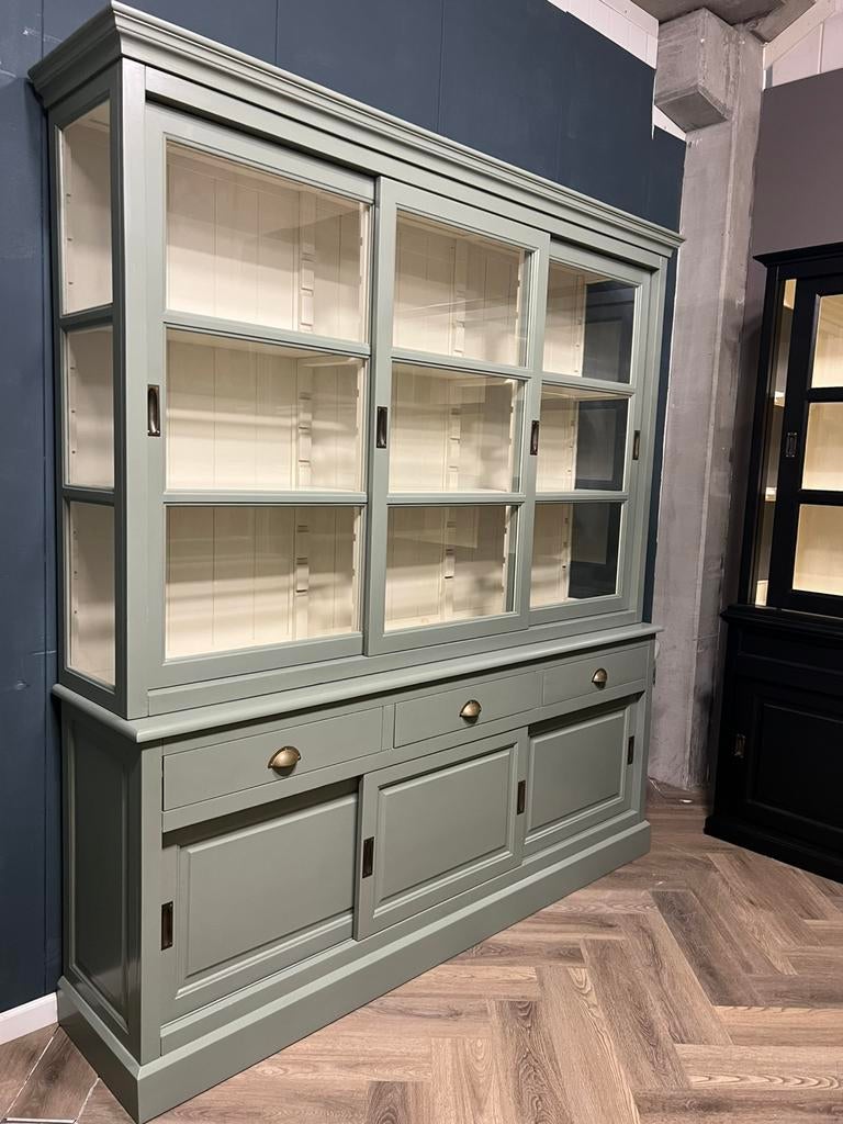 buffetkast / winkelkast /vitrinekast /servieskast, Ophalen of Verzenden, Zo goed als nieuw, 25 tot 50 cm, 200 cm of meer