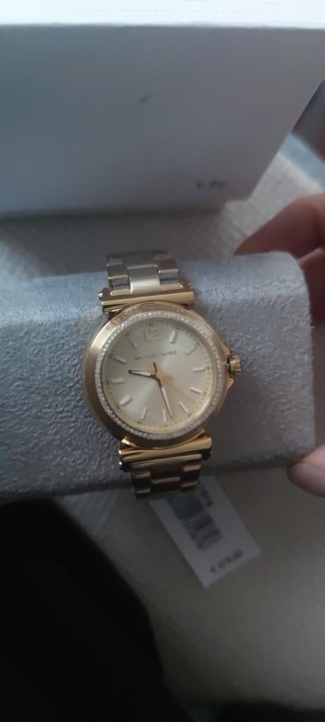 Michael Kors dameshorloge goudkleurig, Sieraden, Tassen en Uiterlijk, Horloges | Dames, Ophalen of Verzenden, Nieuw, Staal, Overige merken