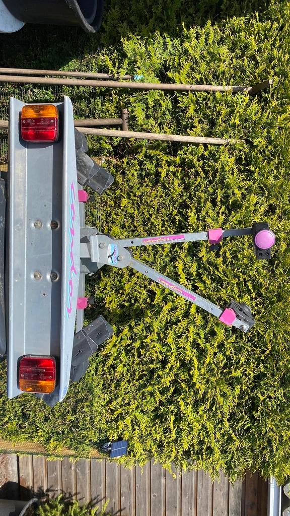 Te koop Spinder Falcon, Auto diversen, Fietsendragers, Ophalen, Gebruikt, 2 fietsen, Trekhaakdrager