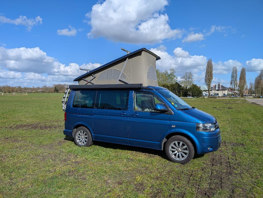 VW T5 California blauw, Buscamper of Camperbus, Volkswagen, Particulier, Overige merken