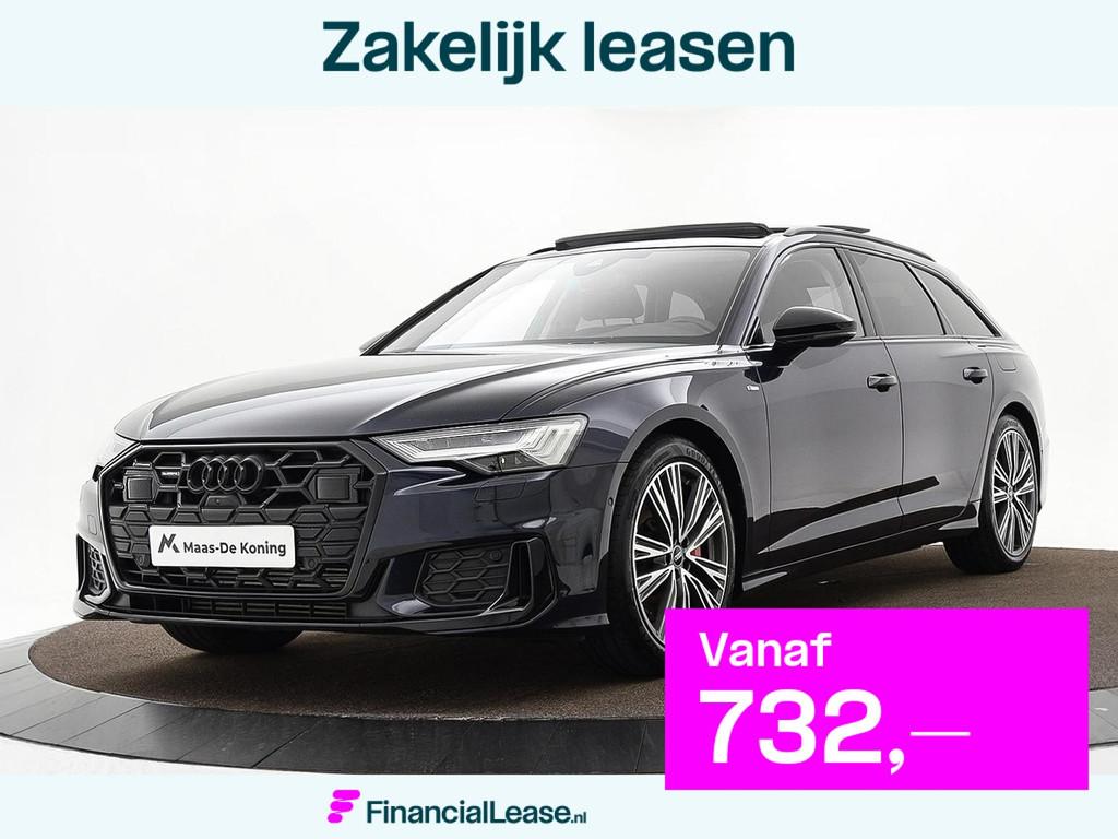Audi A6 Avant 55 TFSIe 367pk S-tronic Quattro Pro Line S ·, Automaat, Gebruikt, 4 cilinders, Blauw