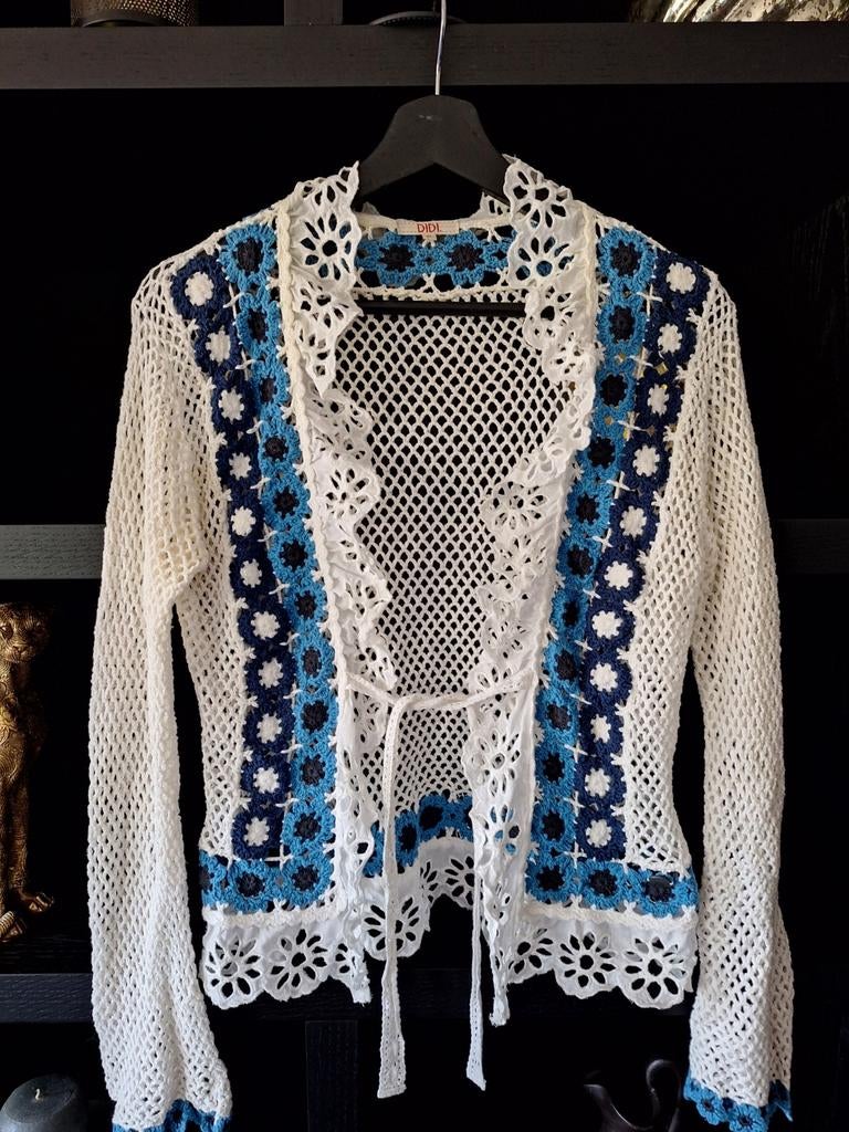 Didi vestje M 36 38 40, Kleding | Dames, Truien en Vesten, Zo goed als nieuw, Maat 38/40 (M), Wit, Ophalen of Verzenden