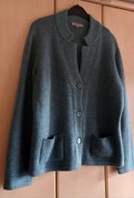 Les CoPines Gebreid Vest Grijsgroen XXL, Les CoPines, Maat 46/48 (XL) of groter, Ophalen of Verzenden, Zo goed als nieuw