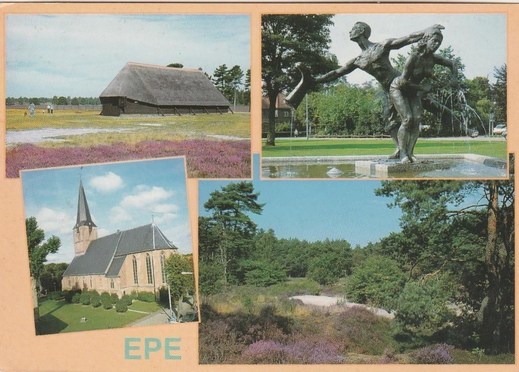EPE Schaapskooi Kerk Beels Heide, Verzamelen, Ansichtkaarten | Nederland, Gelopen, Gelderland, 1980 tot heden, Verzenden