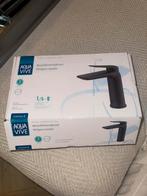 Aqua Vive Irminio R mat zwart warm koud kraan, Ophalen of Verzenden, Nieuw, Kraan
