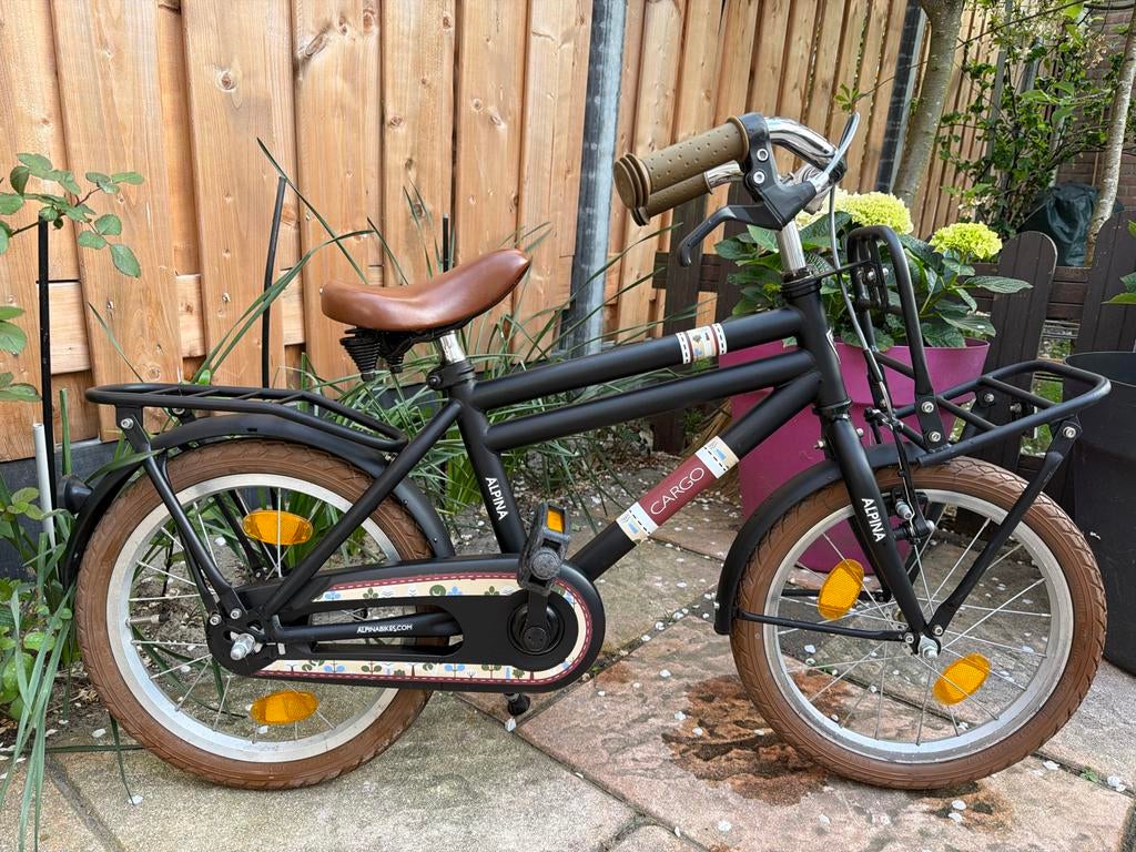 Alpina Cargo jongensfiets 16 inch - Stoer en compleet, Overige merken, Terugtraprem, Zo goed als nieuw, Minder dan 49 cm