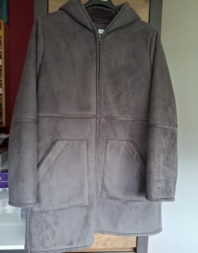 Dames Wintermantel - maat M - donkerbruin, Kleding | Dames, Maat 38/40 (M), Bruin, Ophalen of Verzenden, Zo goed als nieuw