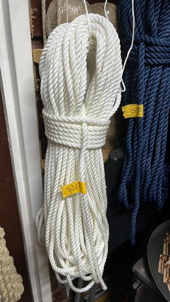 78 meter 8 mm dik geslagen ppmf touw, Ophalen of Verzenden, Nieuw, Lijn of Blok