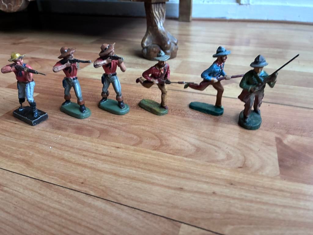 Elastolin cowboys Wild West, Antiek en Kunst, Ophalen of Verzenden