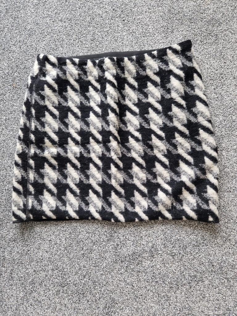 OPUS PIED DE POULE MINIROK 45 CM MAAT 40, Kleding | Dames, Rokken, Maat 38/40 (M), Zwart, Nieuw, Ophalen of Verzenden