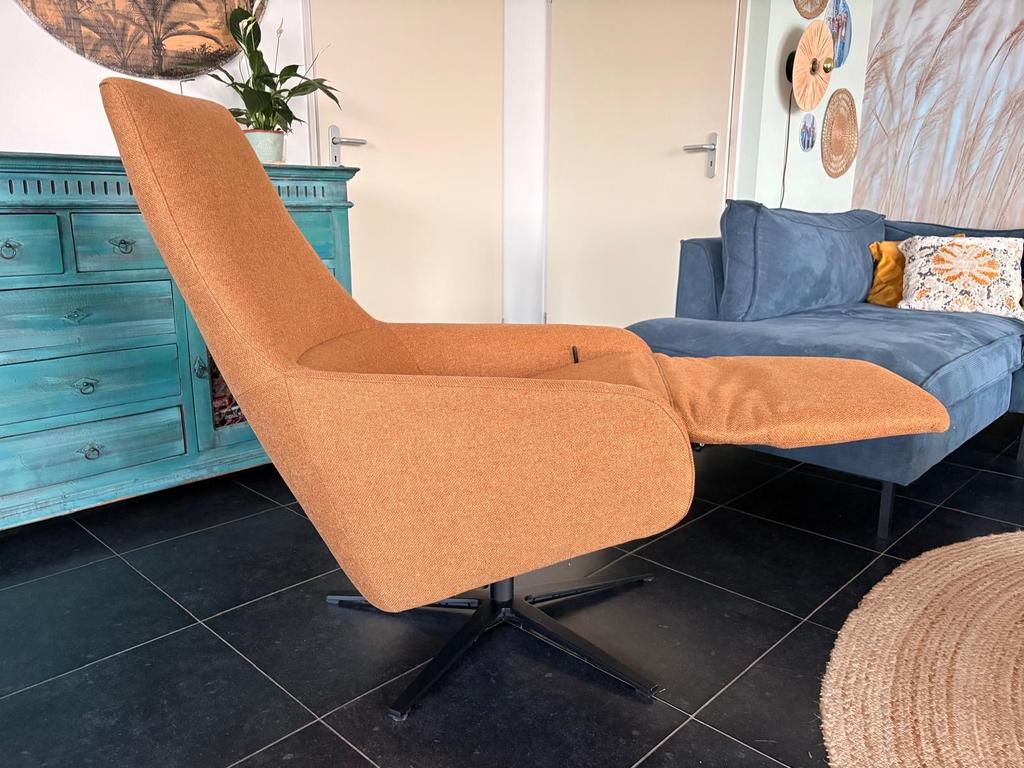 Prominent Relaxfauteuil A-100 - Zo goed als nieuw, Huis en Inrichting, Fauteuils, Ophalen, Zo goed als nieuw, Stof, 75 tot 100 cm