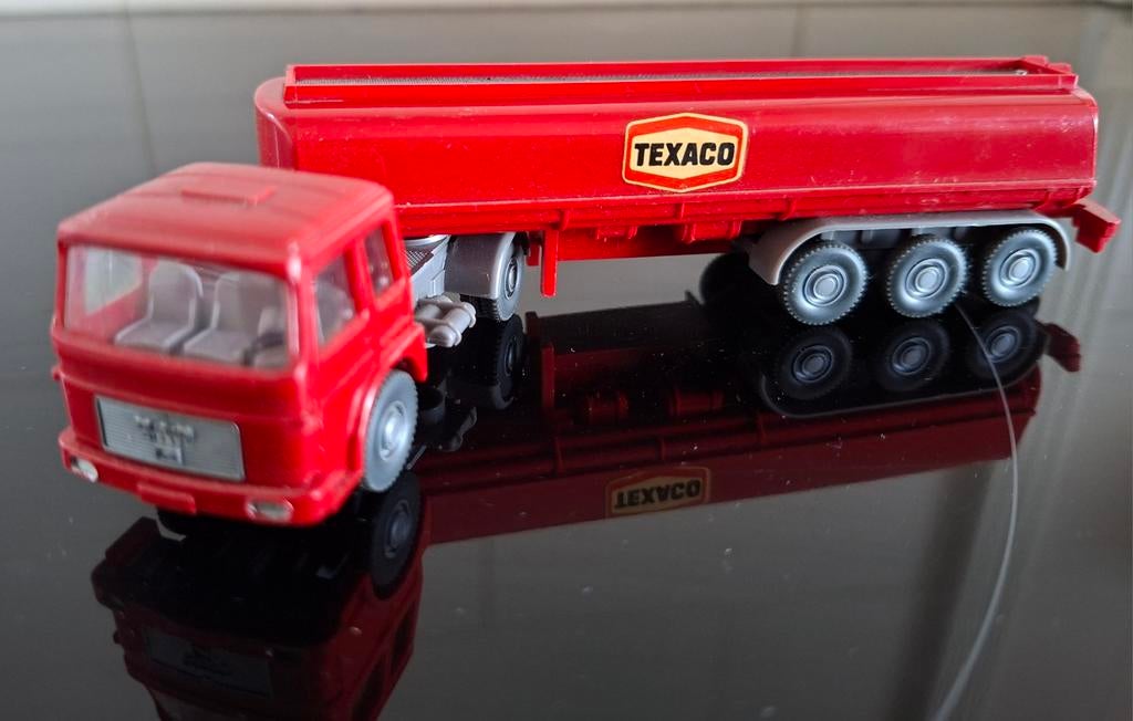 MAN diesel Texaco HO-schaal 1/87 Wiking, Hobby en Vrije tijd, Ophalen of Verzenden, Zo goed als nieuw, Bus of Vrachtwagen, Wiking