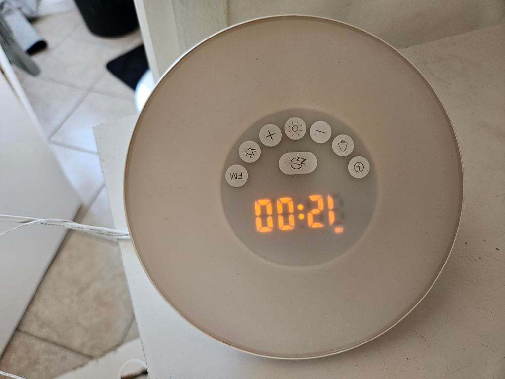 Lichtwekker met diverse kleuren en natuurgeluiden, Witgoed en Apparatuur, Ophalen of Verzenden, Zo goed als nieuw, Digitaal