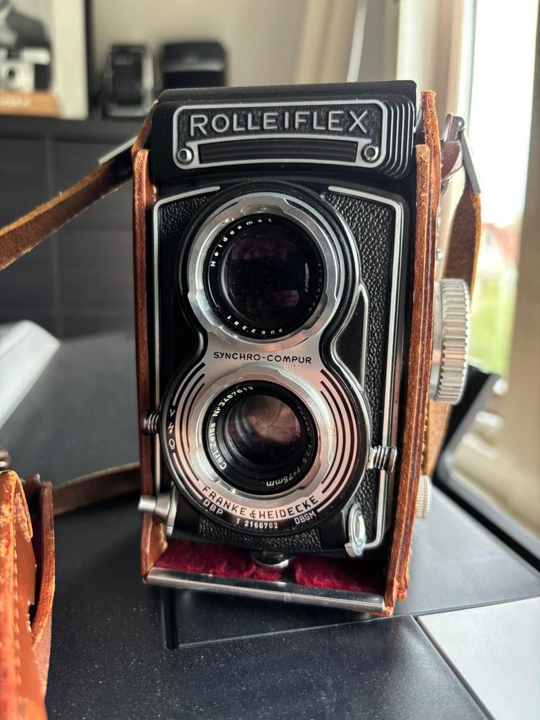 Rolleiflex analoge 6x6 camera, Ophalen, Gebruikt, Spiegelreflex, Overige Merken