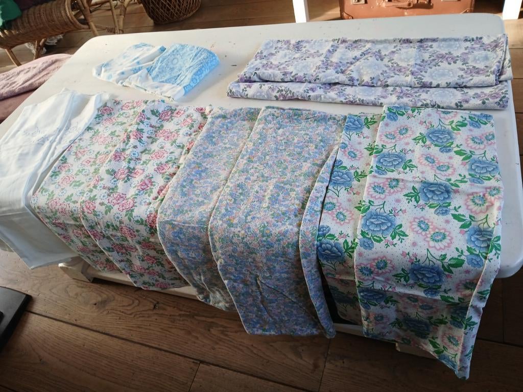 Vintage  slopen en zakdoeken in doosjes, Ophalen of Verzenden