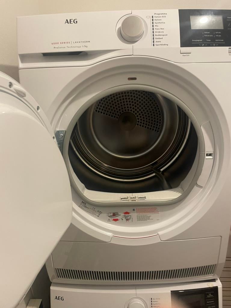 AEG Lavatherm 6000 series condensdroger - Zo goed als nieuw, 6 tot 8 kg, Ophalen of Verzenden, Zo goed als nieuw, Voorlader