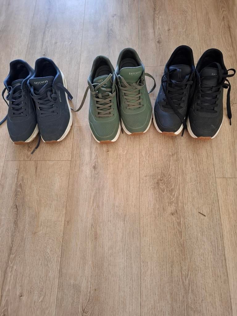 Skechers 3 paar., Ophalen of Verzenden, Zo goed als nieuw, Zwart