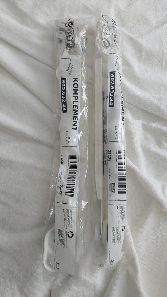 2x rails voor draadmand pax kast, Ophalen, Nieuw, 50 tot 100 cm, Minder dan 100 cm