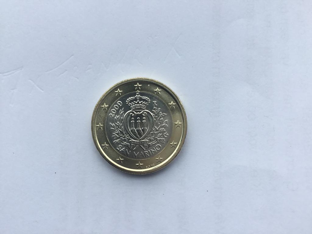 SAN MARINO 1 EUROMUNT. 2009, Postzegels en Munten, Munten | Europa | Euromunten, Ophalen of Verzenden, San Marino, 2 euro