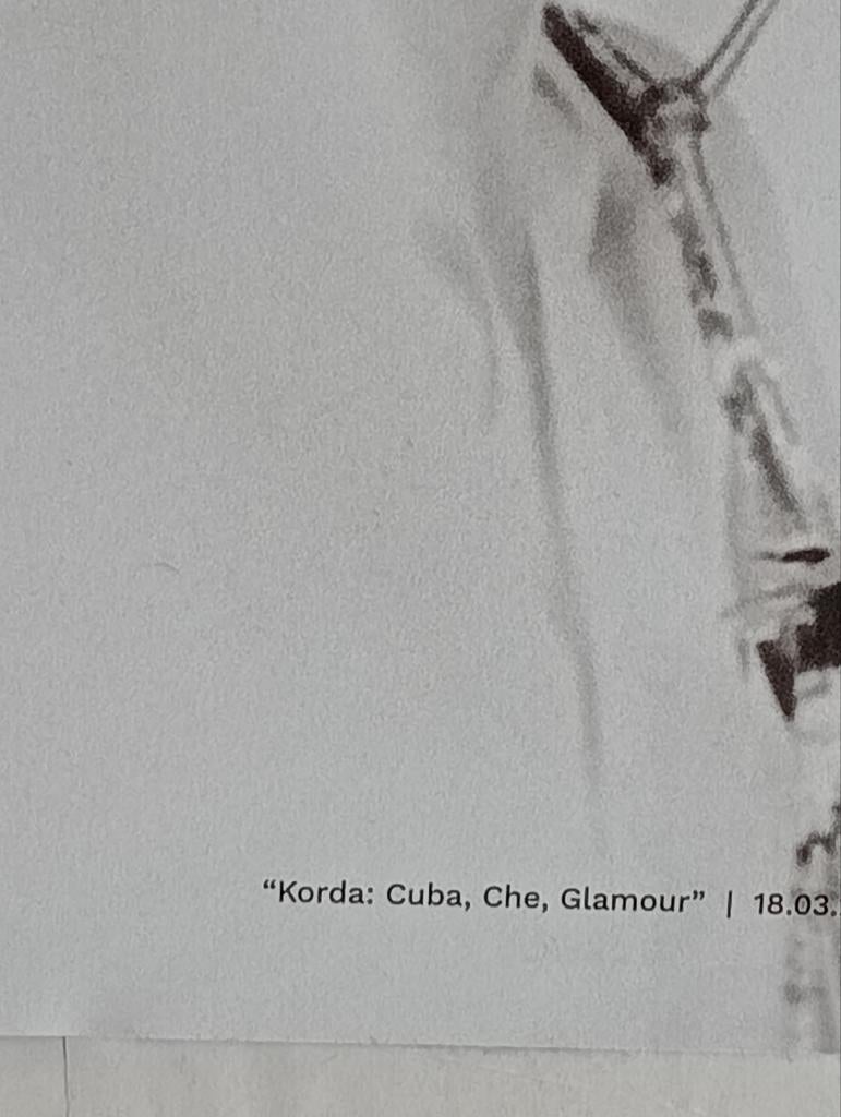 Alberto Korda Che Glamour affiche 2022 Cobra Museum, Ophalen of Verzenden, Zo goed als nieuw, A1 t/m A3