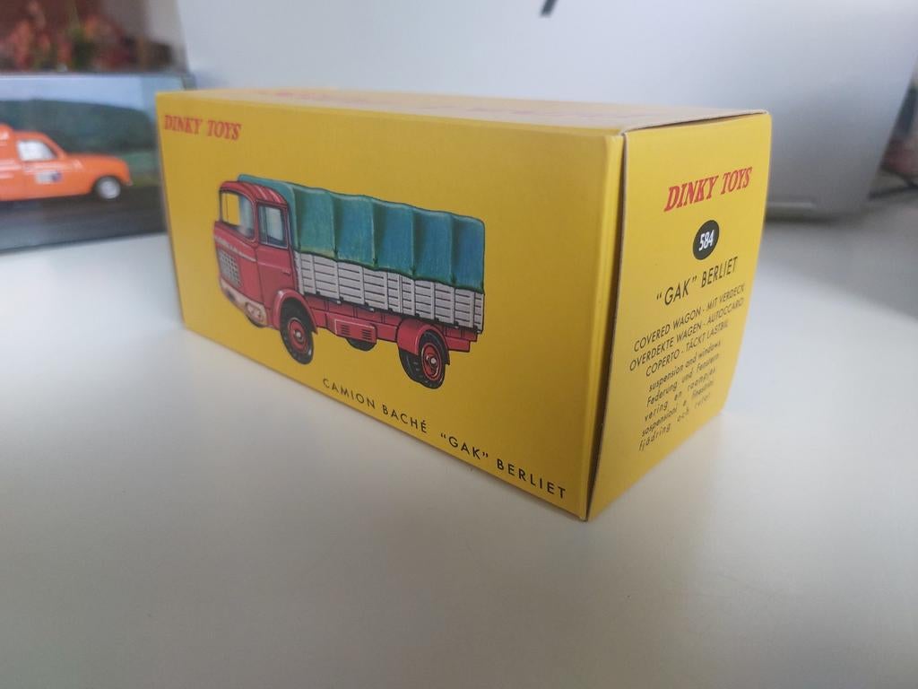 Dinky toys atlas 584 camion bâché berliet gak - Jeux & Jouets