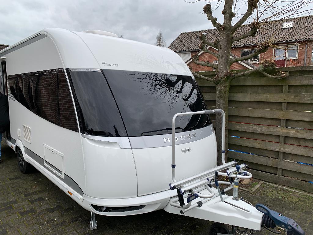 Hobby 495 ul premium 2012 ,mover airco, Ventura 300 nieuw, Caravans en Kamperen, Caravans, Vast bed, Rondzit, Hobby, Particulier