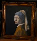 Olieverf Kopie 'Meisje met de Parel' - Origineel Formaat, Ophalen of Verzenden