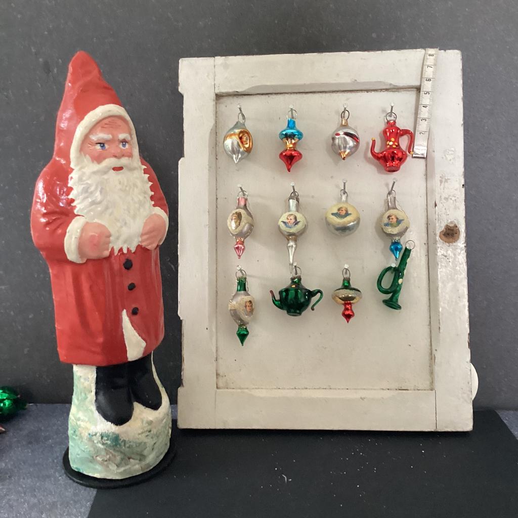 Prachtige kleine oude kerstballetjes, Ophalen of Verzenden