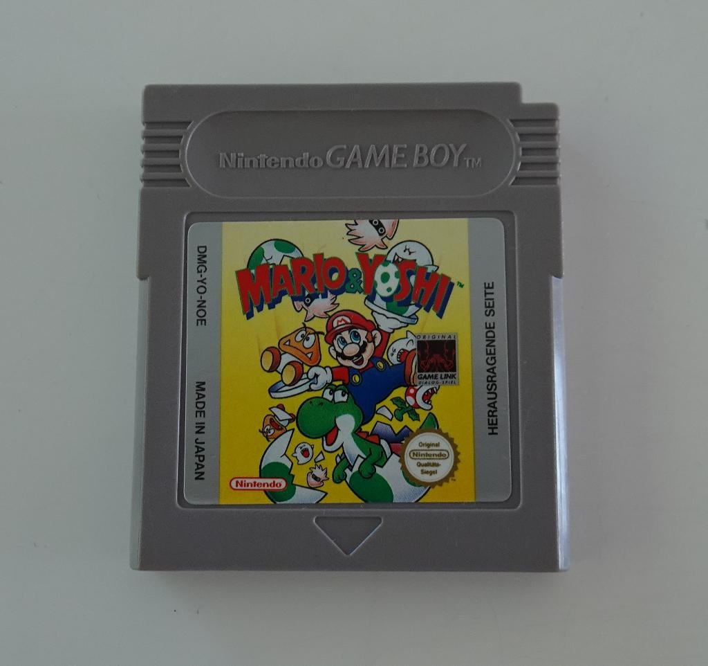 Mario & Yoshi voor Nintendo Game Boy Classic, Spelcomputers en Games, Games | Nintendo Game Boy, 1 speler, Zo goed als nieuw, Vanaf 3 jaar