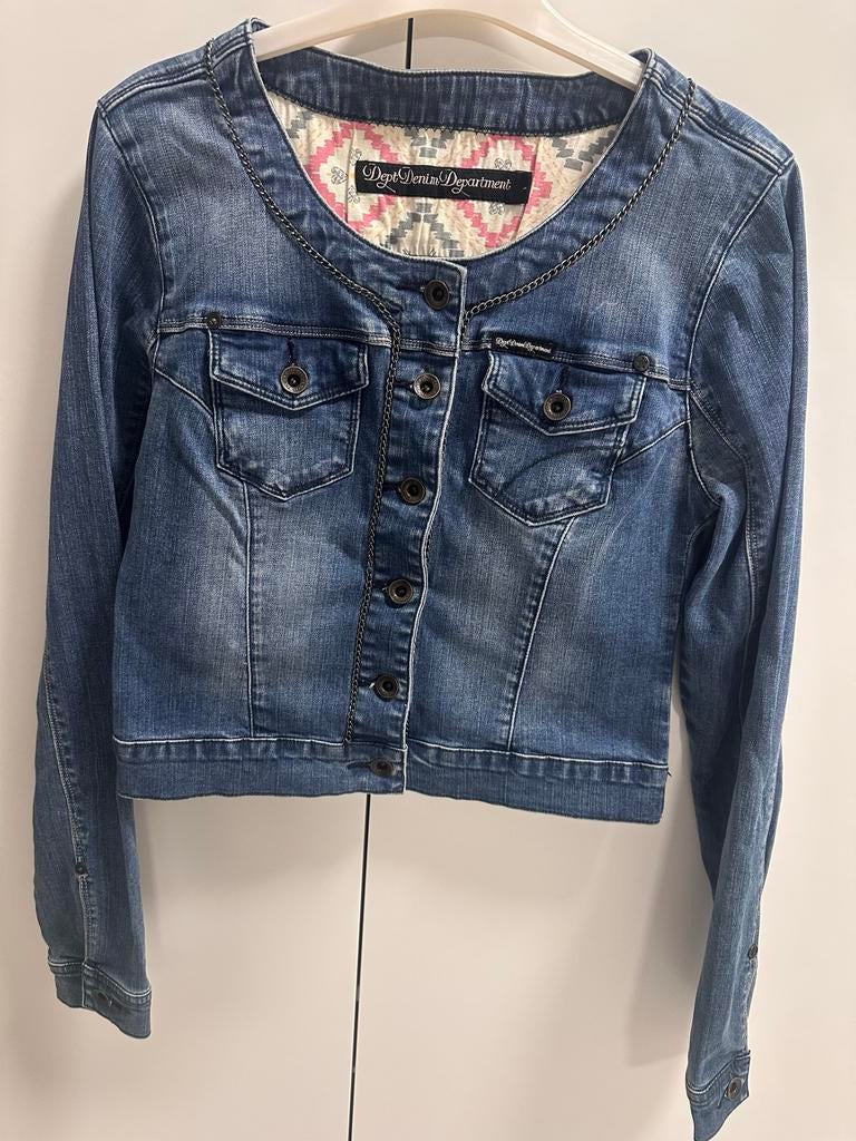 Spijkerjas van Dept Denim Department in maat L, Blauw, Maat 42/44 (L), Ophalen of Verzenden, Jasje