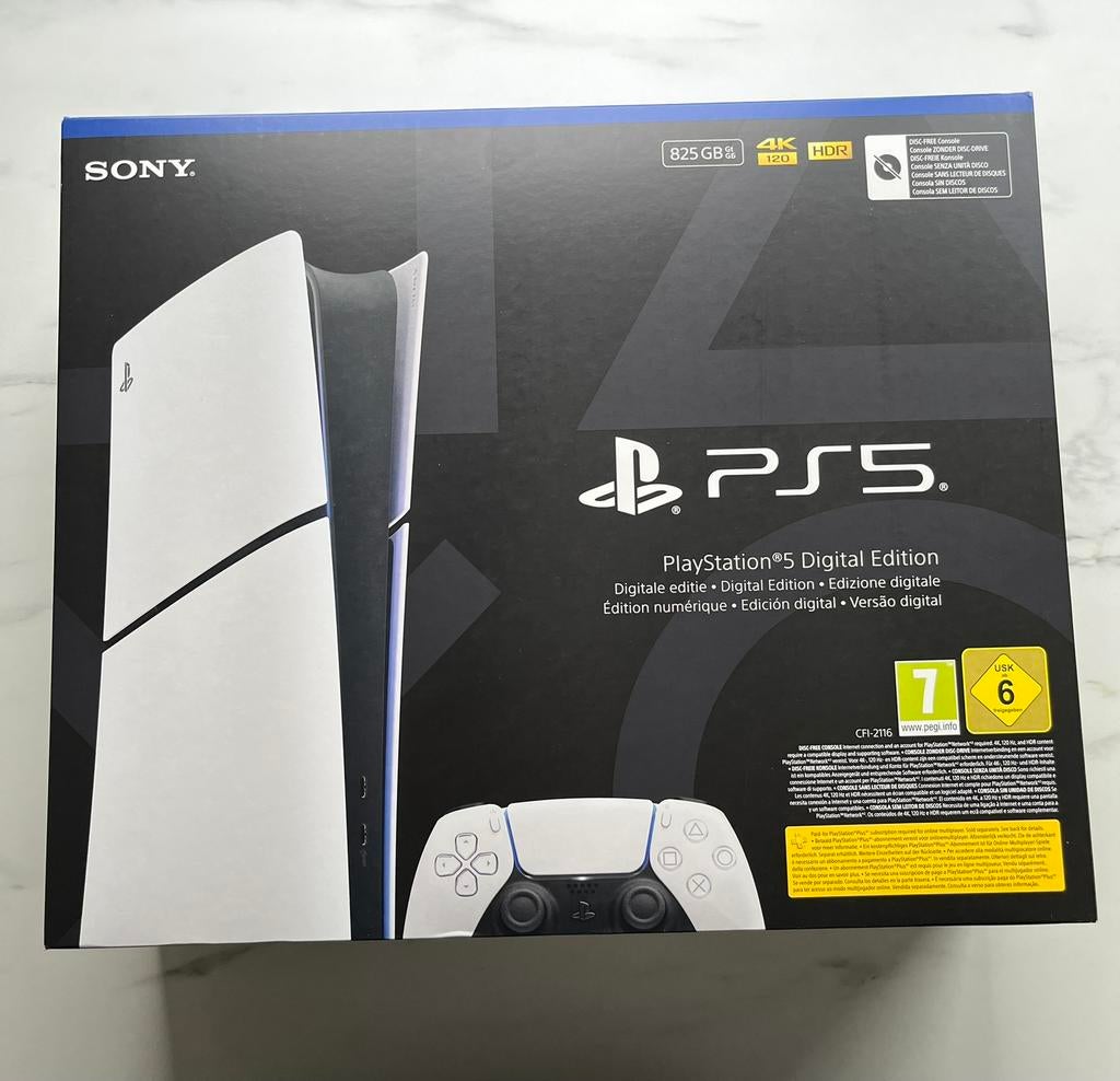 PlayStation 5 Digital Edition (nieuw en ongeopend), Spelcomputers en Games, Spelcomputers | Sony PlayStation 5, Ophalen of Verzenden