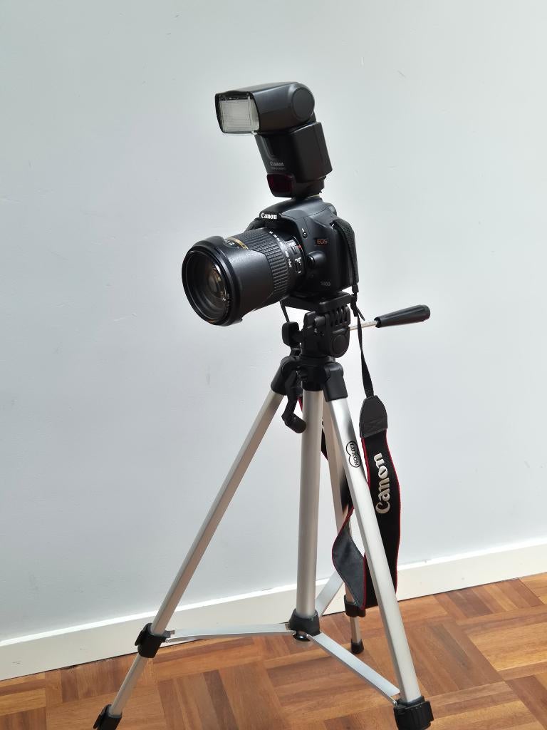 Canon EOS 500D spiegelreflex + Tamron lens 18-270mm+Flitser, Ophalen, Spiegelreflex, Canon, Zo goed als nieuw