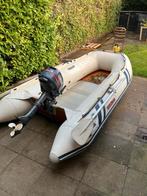 Suzumar rubberboot 290cm met 4PK Yamaha buitenboordmotor, Watersport en Boten, Rubberboten, Overige merken, Aluminium, Gebruikt