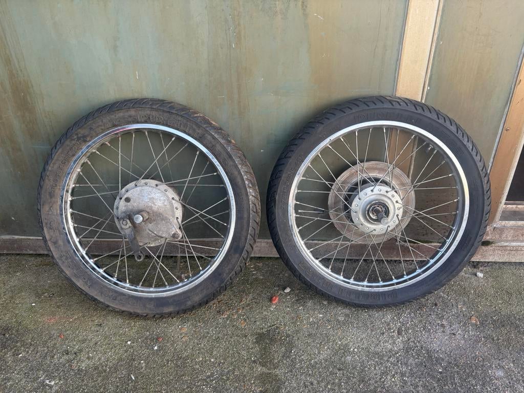 Set wielen yamaha rs 125, rd 125, Motoren, Ophalen, S, S, Ss